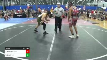 145 lbs Round Of 16 - Zach Marrero, Team Vision Quest vs Tyler Grady, Atc