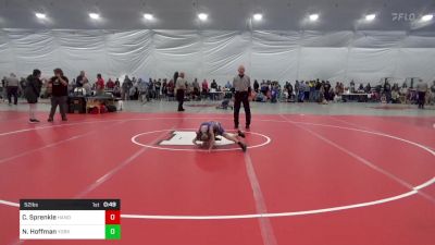 52 lbs Semifinal - Champlin Sprenkle, Hanover vs Nathan Hoffman, York