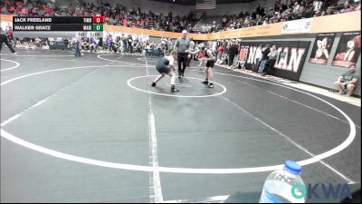 110 lbs Consolation - Jack Freeland, Timberwolves vs Walker Gratz, Madill Takedown