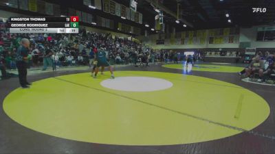 285 lbs Cons. Round 2 - Kingston Thomas, Temecula Valley vs George Rodriguez, Lakeside