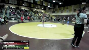 63 lbs Quarterfinal - Logan Hruska, Hemet Youth Wrestling Club vs Kane Zambrano, TUF California Wrestling Acade