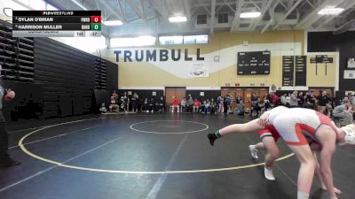 165 lbs Consolation - Dylan O'Brian, Fairfield Warde vs Harrison Muller, Danbury