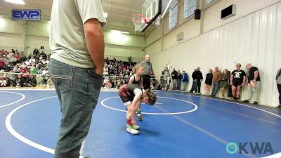 58 lbs Rr Rnd 2 - Gracelynn Pinkston, Pocola Youth Wrestling vs Emyle Thompson, HURRICANE WRESTLING ACADEMY