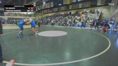 285 lbs Semifinal - Preston Shorter, Chandler vs Eli Swartz, Central Catholic
