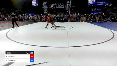 157 lbs Cons 64 #2 - Kale Davis, MO vs Noah Tucker, MD