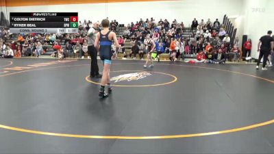 105 lbs Cons. Round 2 - Colton Dietrich, Tiger Wrestling Club vs Ryker Beal, Belle Plaine Wrestling