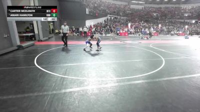 84 lbs Cons. Round 3 - Carter McElrath, Maverick Training Center vs Amari Hamilton, Kenosha Wrestling Academy