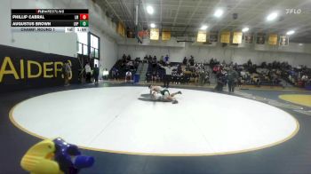 165 lbs Champ. Round 1 - Augustus Brown, Long Beach Poly vs Phillip Cabral, La Mirada