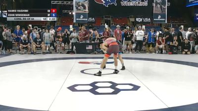 120 lbs Cons. Rd Of 64 - Hamid Hashimi, Colorado vs John Winseman, New York