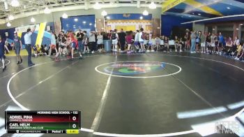 132 lbs Champ. Round 2 - Cael Helm, Hernando Wrestling Club vs Adriel Pina, Cowboys Forever