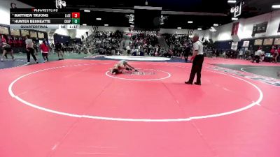 126 lbs Quarterfinal - Hunter Besneatte, Chaparral vs Matthew Truong, La Serna