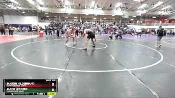 285 lbs Champ. Round 2 - Jakob Jerabek, Morningside (Iowa) vs Jaxson Hildebrand, Northwestern (Iowa)