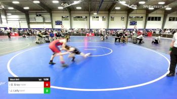 130 lbs Quarterfinal - Dillon Gray, Farmington Mat Cats vs Jimmy Lally, North Andover