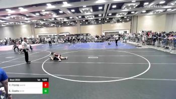 70 lbs Round Of 16 - Yareli Flores, Warriors Of Christ (WOC) vs Easton Coats, Bear Cave WC