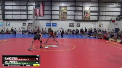 144 lbs Round 1 (3 Team) - Shane Kerns, EAST CAROLINA WRESTLING ACADEMY vs Jax Harrison, MOORE COUNTY BRAWLERS - SILVER