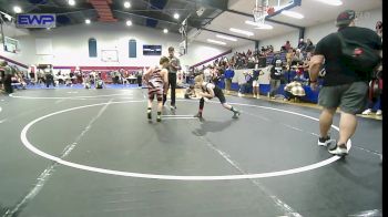 90 lbs Consolation - Sam Satterfield, Tulsa Blue T Panthers vs Blazyn Welch, Claremore Wrestling Club