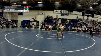 174 lbs 5th Place Match - Brady Schuh, Wisconsin-Parkside vs Coy Gunderson, Augustana (SD)
