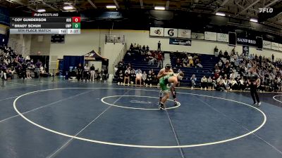 174 lbs 5th Place Match - Brady Schuh, Wisconsin-Parkside vs Coy Gunderson, Augustana (SD)