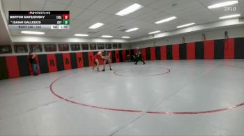 150 lbs Champ. Round 2 - Britton Matejovsky, Eaglecrest vs Isaiah Gallegos, Jefferson