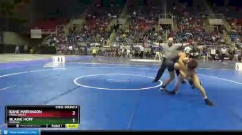 113 lbs Cons. Round 3 - Kane Mathiason, Fargo Davies vs Blaine Hoff, Mandan