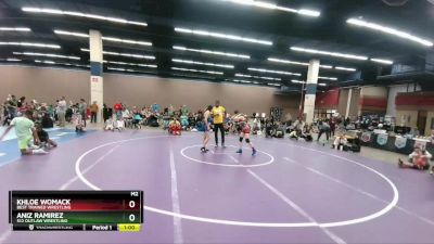 110 lbs Round 2 - Aniz Ramirez, 512 Outlaw Wrestling vs Khloe Womack, Best Trained Wrestling