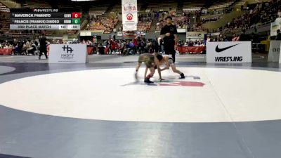 Bantam - 56 lbs 3rd Place Match - Maverick Paminto, Gladiator Wrestling vs Francis (Frankie) Dinoso, RBWC (Rancho Bernardo Wrestling Club)