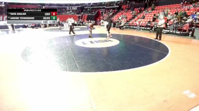 1A 285 lbs Champ. Round 1 - Andre Townsend, Shelbyville vs Tate Sigler, LeRoy