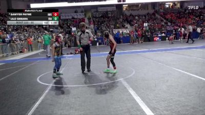 65 lbs Quarterfinal - Lilo Gebara, Frontenac vs Sawyer Payne, Holcomb Wrestling Club