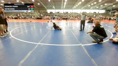 75 lbs Rr Rnd 3 - Frances Ogden, East Carolina Elite vs Zayne Boos, Kraken