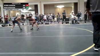 113 lbs Consi Of 8 #2 - Ryder Loughlin, Golden Backs MRTC vs Noah Stockton, Evwc