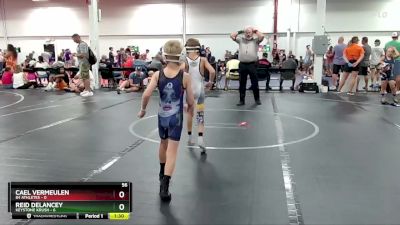 56 lbs Round 2 (4 Team) - Reid Delancey, Keystone Krush vs Cael Vermeulen, 84 Athletes