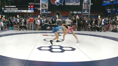 120 lbs Champ. Rd Of 32 - Julia Schnell, Colorado vs Xuan Graham, Pennsylvania