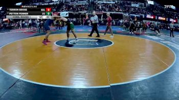 AA - 215 lbs Cons. Round 1 - Peyton Fenner, Great Falls CMR vs Terron Brose, Missoula Big Sky / Loyola Sacred Heart