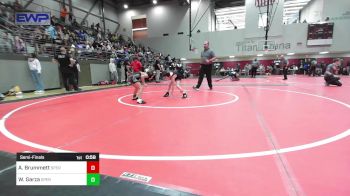 52 lbs Semifinal - Adam Brummett, Sperry Wrestling Club vs Wesley Garza, Sperry Wrestling Club