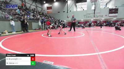 52 lbs Semifinal - Adam Brummett, Sperry Wrestling Club vs Wesley Garza, Sperry Wrestling Club