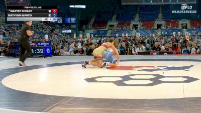 120 lbs Champ. Rd Of 32 - Martez Sheard, WI vs Mathysin Marco, NE