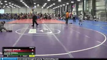 96 lbs Round 3 (6 Team) - Anthony Sindelar, Terps Xtreme vs Easton Rossell, Ranger WC