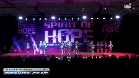 Diamonds All-Stars - Junior Black [2026 L1 Junior - Medium Day 1] 2026 Spirit of Hope Grand Nationals