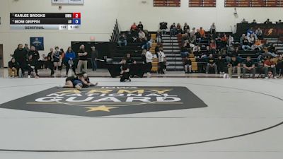 131 lbs Semifinal - Karlee Brooks, Iowa vs Moni Griffin, Augustana (IL)