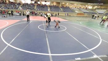 65 lbs Consi Of 4 - Eyniah Byrd, Maverick Elite Wrestling vs Nevaeh Pekar, West Amarillo WC