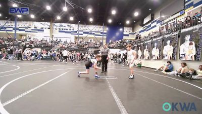 90-105 lbs Consolation - Beckett Parker, Deer Creek Wrestling Club vs Bradford Sheppard, Noble Takedown Club