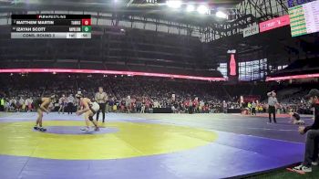 D3-126 lbs Cons. Round 2 - Izayah Scott, Napoleon vs Matthew Martin, Tawas