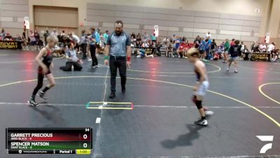 52 lbs Finals (8 Team) - Garrett Precious, Ares Black vs Spencer Matson, SWAT Black