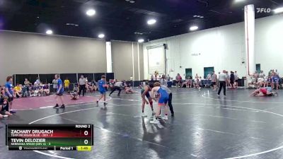 113 lbs Round 2 (6 Team) - Tevin Delozier, Nebraska Smash (Dev A) vs Zachary Drugach, Team Michigan Blue - DEV