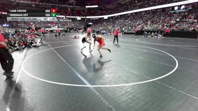 175 lbs Semis - Liam Crook, Kaukauna vs Brennan Ott, Verona
