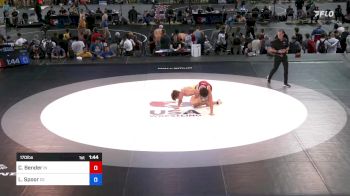 170 lbs Rnd Of 16 - Coy Bender, Indiana vs Luke Spoor, Delaware