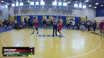 144 lbs Quarterfinal - Jonathan Bruner, Nsb Oceanside WC vs Jayce Paridon, Lake Highland Prep