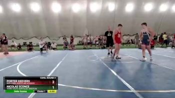 185 lbs Cons. Round 3 - Porter Keevers, Red Cobra Wrestling Academy vs Nicolas Sconce, Terre Haute Northside Wrestlin