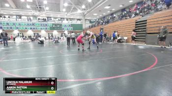 150 lbs Cons. Round 3 - Aaron Patton, Temecula Valley vs Lincoln Malanum, Mt Carmel