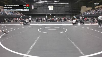 133 lbs Cons. Round 1 - John Davis, Missouri Baptist University vs Matthew Terrence, Doane University